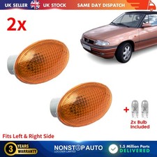 2x Clignotant Répétiteur Lentille Lampe Pour Opel Corsa C Astra F Tigra Meriva
