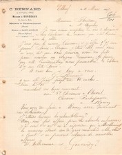 FACTURE  1897 C BERNARD A