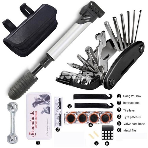 Kit outil vélo - kit, 16-en-1