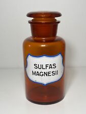 Bouteille de pharmacie verre