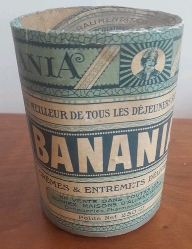 Boite banania factice carton - boite,