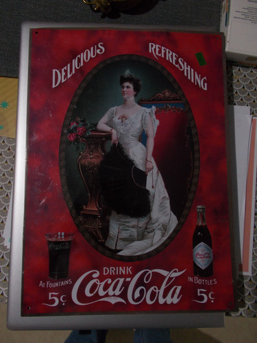 Tole publicitaire coca cola - cola, en