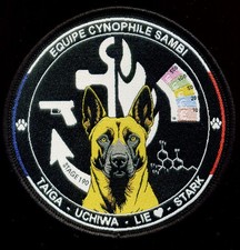 GENDARMERIE / EQUIPE CYNOPHILE SAMBI STAGE 190 - TISSU