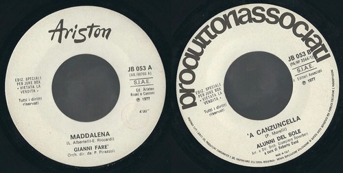 Disque tours gianni - 45,