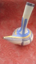 ANCIEN PICHET A BOIRE PORRO POUROU FAIENCE DÉCOR GÉOMÉTRIQUE 1950/60 VALLAURIS ?