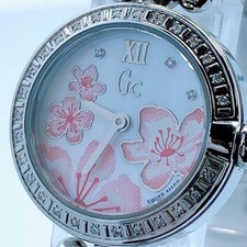 Montre GC Guess Collection Shell Diamond Cherry Blossom Round Limited G,16540