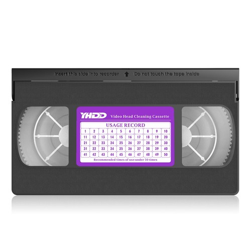 Vcr head cleaner tape - cleaner, for