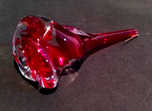 Pampille fleur verre - pampille, de