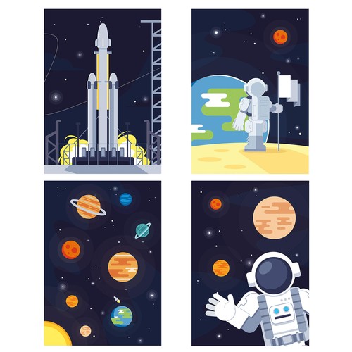 Lot posters muraux - de,
