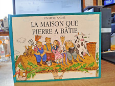 Livre POP UP Nadine Bernard Wescott LA MAISON QUE PIERRE A BATIE - Parfait état