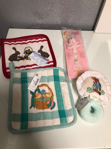 Vintagr easter pot holders and - vintagr,
