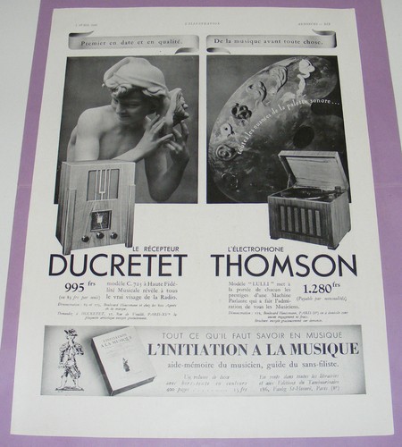 B1212 récepteur ducretet - b1212/,