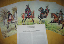 PLANCHES UNIFORMES 1er EMPIRE N°03 P.CONRAD  ROUSSELOT .LELIEPVRE .RIGO  N° S03
