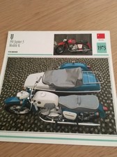 IJ 350 Jupiter 3 modèle K 1973 Carte moto Collection Atlas Russie