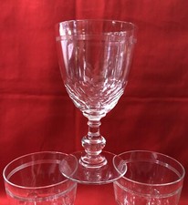 1 verre à eau en cristal de BACCARAT modèle CHAUNY / ECAILLES et FILETS 15,3 cm