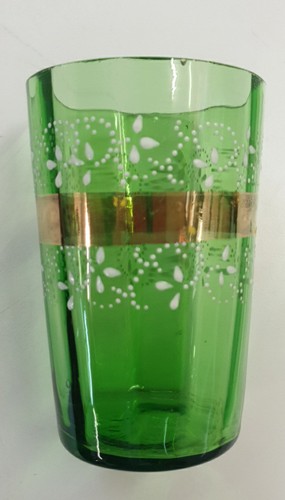 Verre orangeade ancien - a,