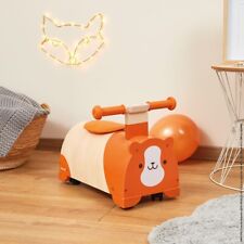 PORTEUR HAMSTER JANOD, EN BOIS, MULTIDIRECTIONNEL, CONFORTABLE ET AVEC RANGEMENT