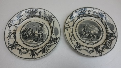 Assiettes xixe choisy le - hb,