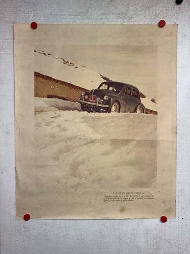 Rare affiche ancienne - , rallye