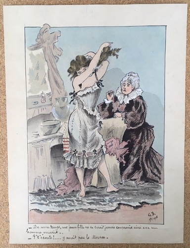 Aquarelle originale scène - aquarelle,