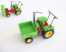 PLAYMOBIL (T4144) FERME - Tracteur Vert & Rouge avec Benne Avant Basculante 3074