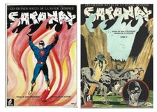 EO 1977 AUGUSTE LIQUOIS + JEAN D'ALVIGNAC BD SÉRIE COMPLÈTE 2 ALBUMS : SATANAX