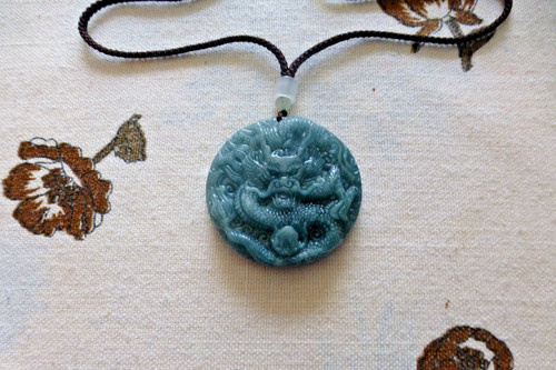 Superbe pendentif jade - pendentif, en