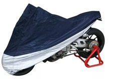 Housse de protection extérieur VECTOR bleu/argent - moto / scooter - XL