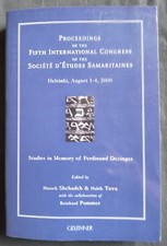 Proceedings of the fifth international congress of the société d'études...