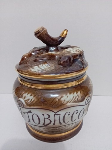 Ancien pot tabac en - ancien, a