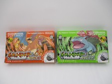 GBA Pokemon Fire Rouge & Feuille Vert 2Games W / Boite & Adaptateur Japon Poche
