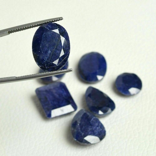 100 pcs saphir bleu - 100, ct./6