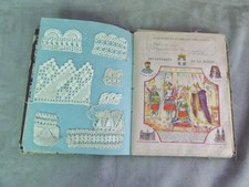 CAHIER ancien avec quelques exemples D'APPRENTISSAGE EN BRODERIE. Fin XIXème.
