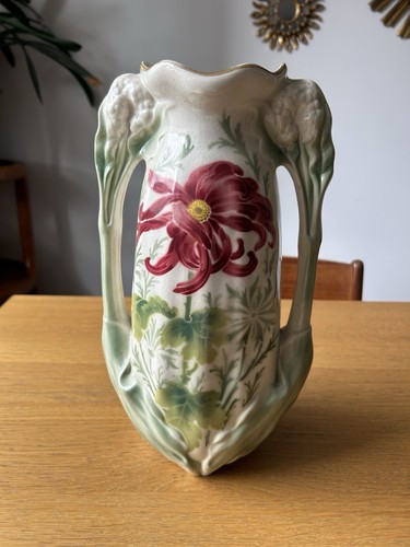 Grand vase faïence barbotine - faÏence,
