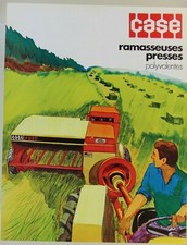 prospectus brochure CASE F200 à F333 presse ramasseuse tracteur sfv vierzon ESSO