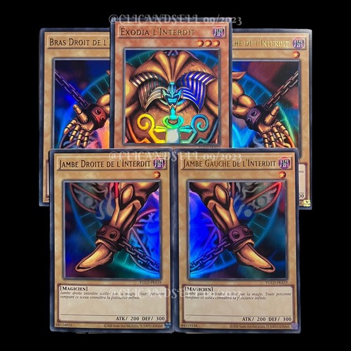 Lot des 5 - ♦yu-gi-oh!♦,