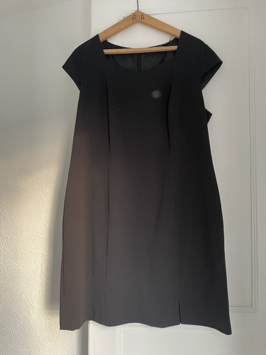 Robe noire manches courtes - noire,
