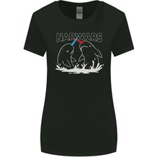 T-Shirt Femme Large Coupe Parodie Narwhal Narwars
