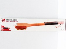 Grill Brush Laiton Poils Avec Grattoir Caoutchouc Prise Cuir Bracelet Excalibur