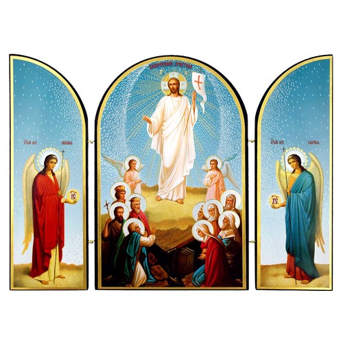 Icône triptyque la - de,