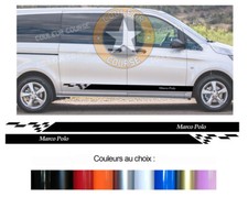 2 BANDES BAS DE CAISSE POUR MERCEDES VITO MARCO POLO FOURGON STICKER BD579-70