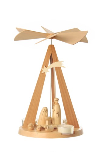 Pyramide porte bougie teelicht - pyramide, porte-bougie
