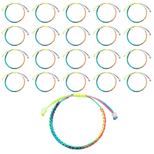 Lot bracelets tressés - 20,