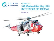 Intérieur imprimé et coloré Quinta Studio 1/48 Westland Sea King HU.5...