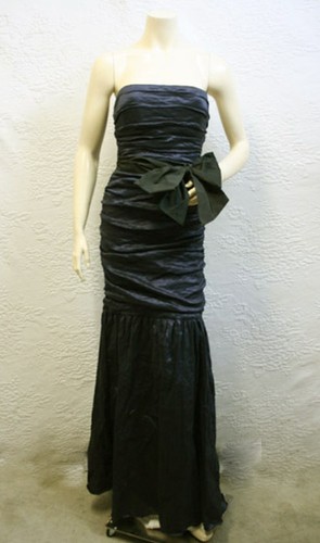 698 navy ruched sash tie - navy,