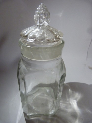 Grand bocal ancien verre - grand, en