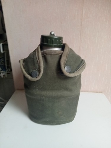 Gourde militaire alu toile - militaire, et