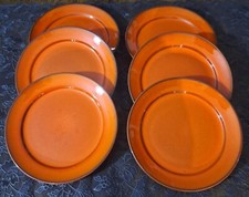 6 assiettes à dessert vintage