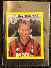 4 STICKERS JP PAPIN MILAN CALCIO  93/94 EUROFLASH  MERLIN FIGURINE RARE MINT