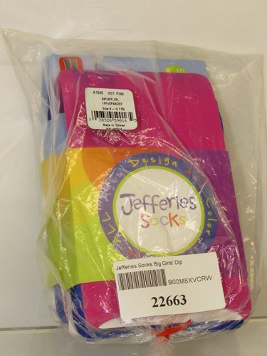 Jefferies socks big girls dip - big, girls'